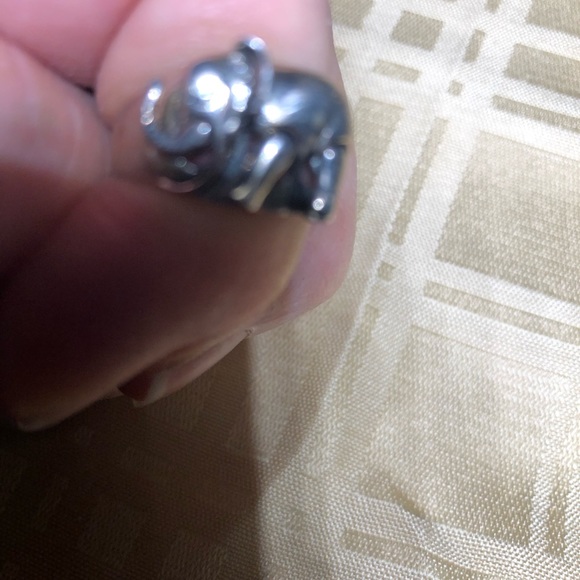 Elephant ring - sterling silver - Picture 1 of 2